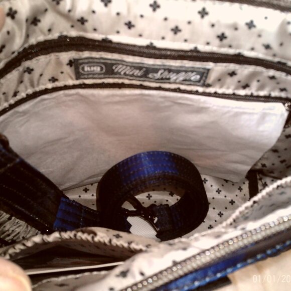 Brand New Lug Mini Shuffle in Buffalo Blue Check - Picture 4 of 4